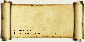 Jelena Velinović vizit kartica